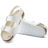 Original Men Women Sandals 2-Strap PU Leather Platform Comfortable Slippers Cork Sole Slide On Shoes