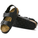 Original Men Women Sandals 2-Strap PU Leather Platform Comfortable Slippers Cork Sole Slide On Shoes